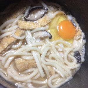 簡単鍋焼きうどん